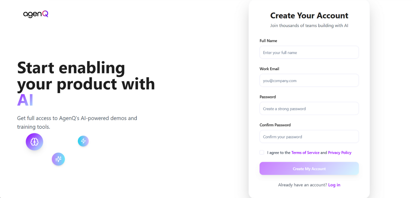 AgenQ Demo Dashboard